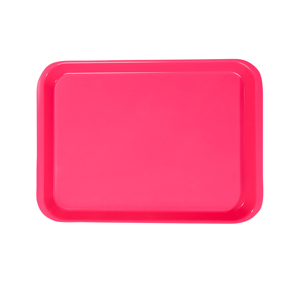 Behandeltray zonder indeling roze, stuk
