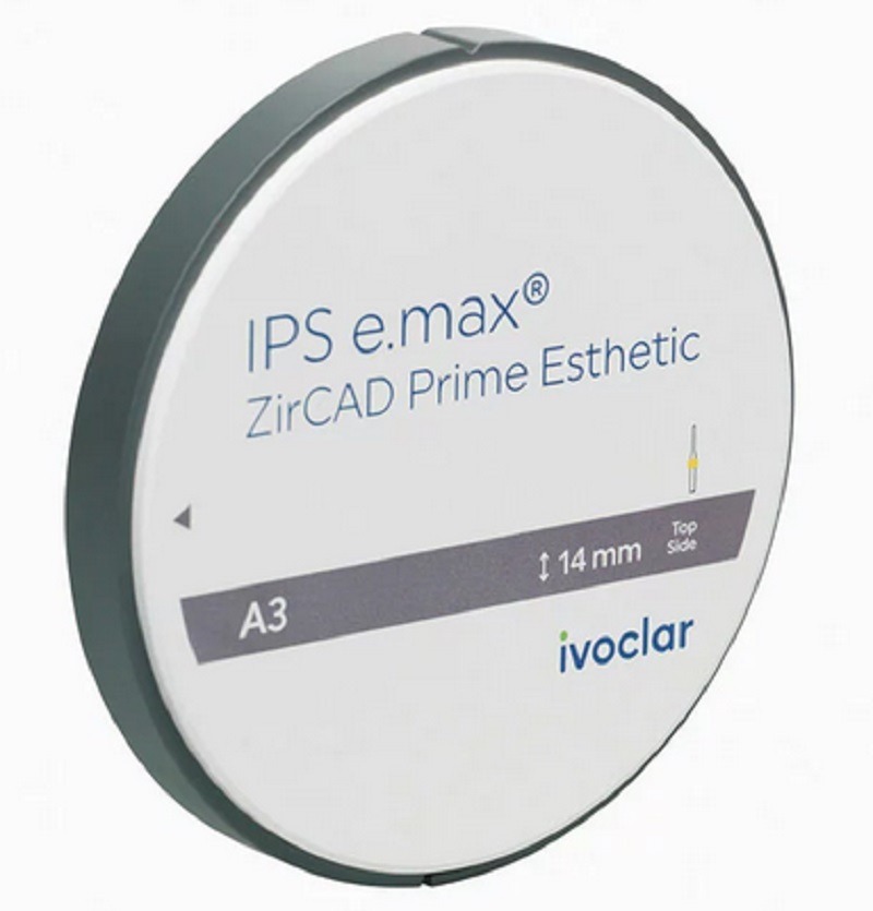IPS e.max ZirCAD Prime Esthetic A4 98,5 mm 16 mm, stuk