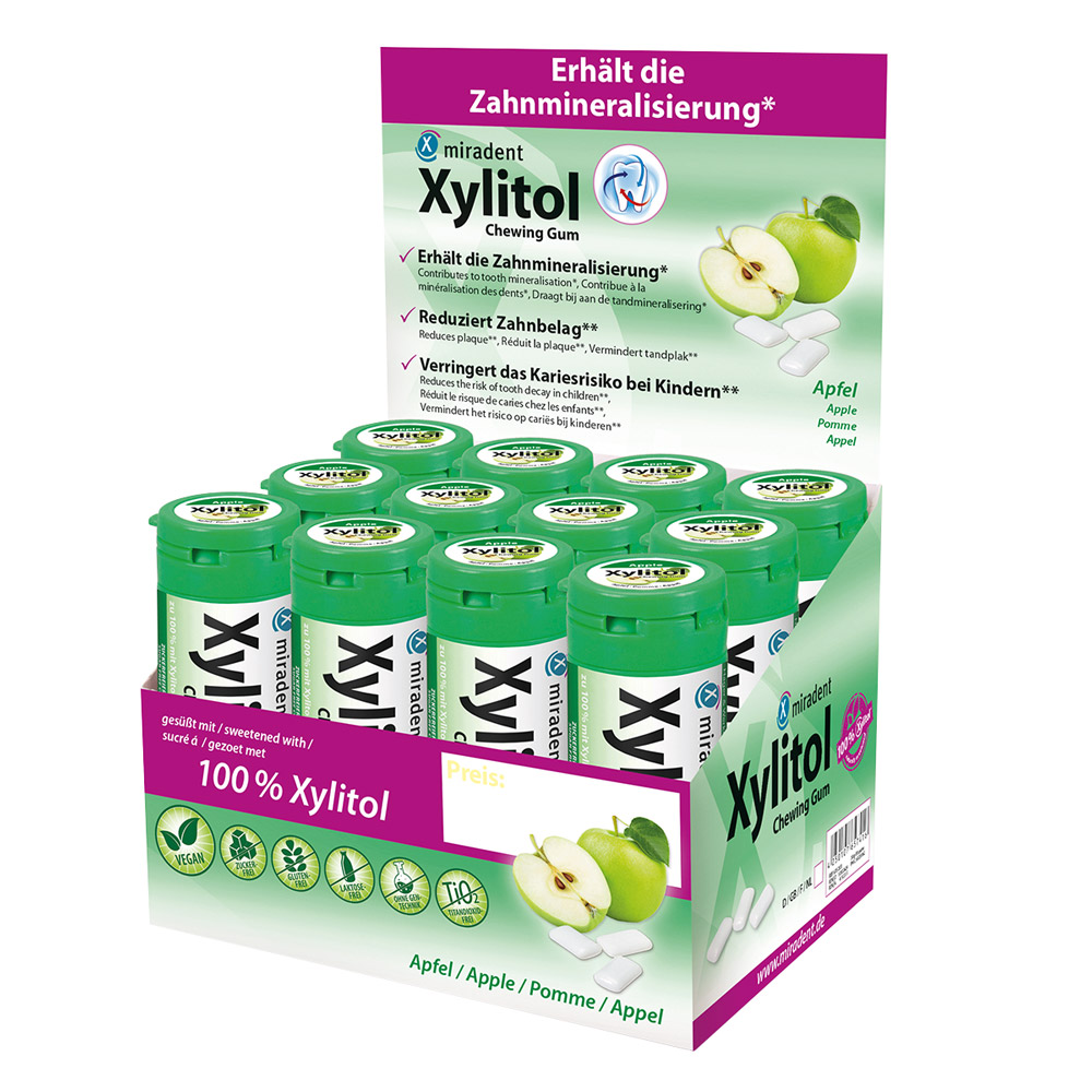 Xylitol Gum Kids Apfel Pa12x30
