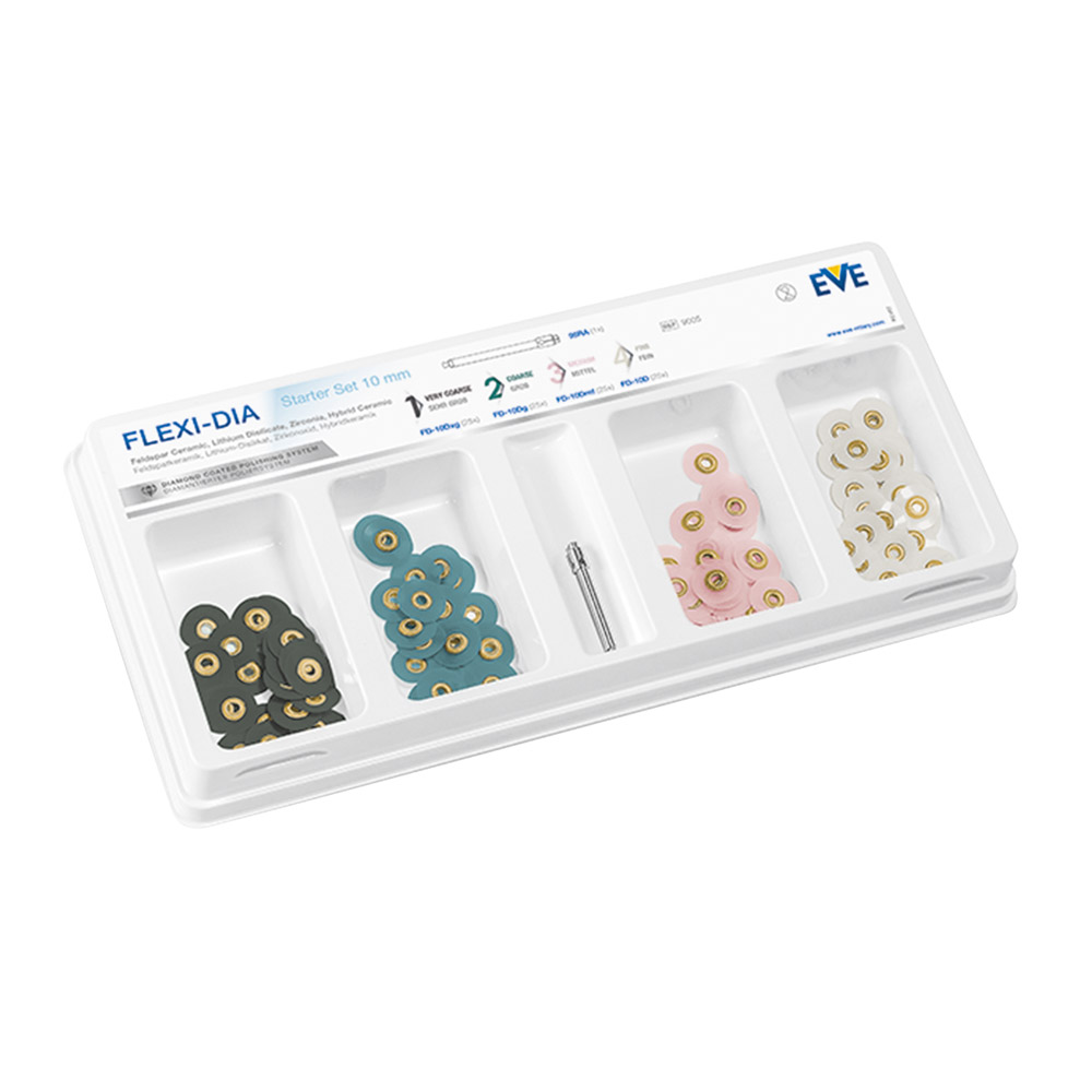EVE Flexi-Dia ongezet 10 mm Starterkit, 100 stuks