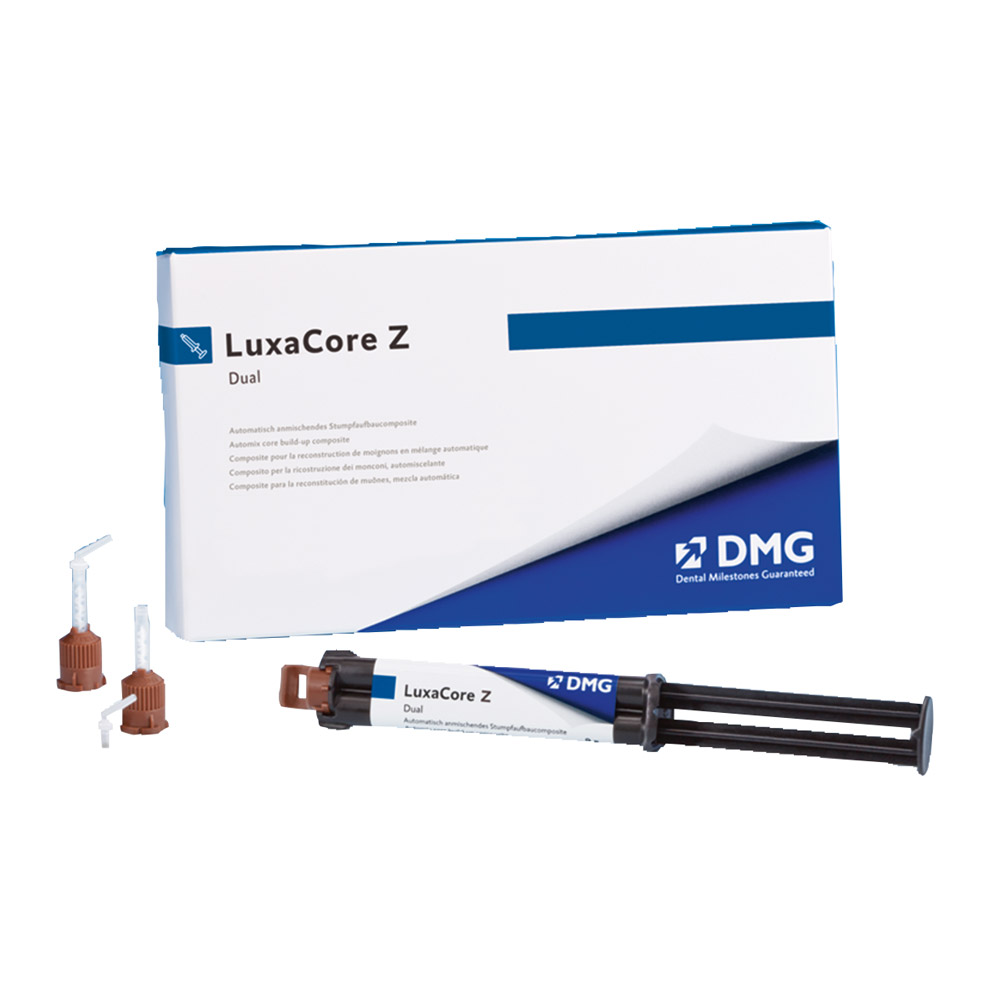 LuxaCore Z-Dual Smartmix Licht-Opaak, 9 g Dubbele Spuit