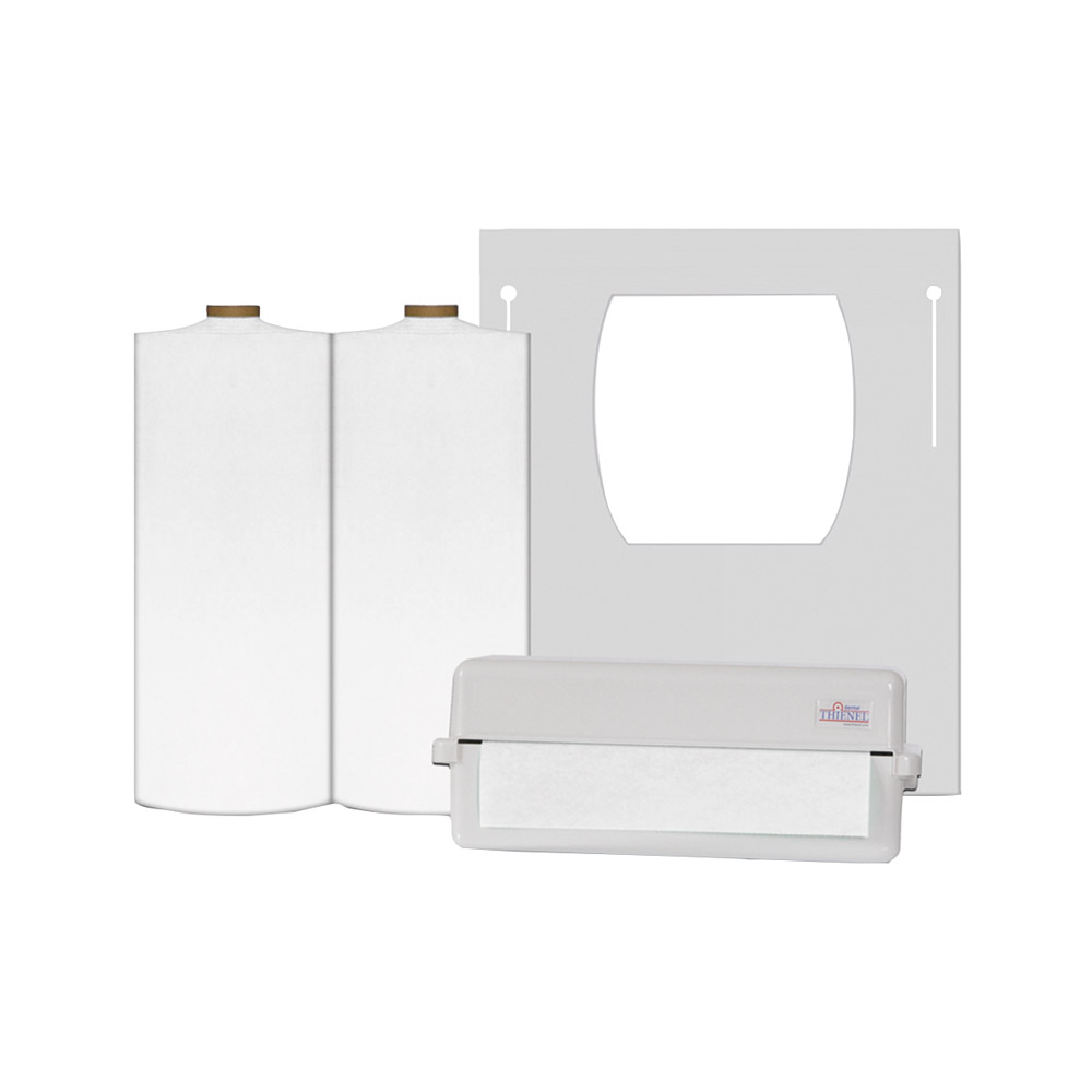 Lochtuch Thermolax Comfort 90 x 60 wit, 30 stuks rol