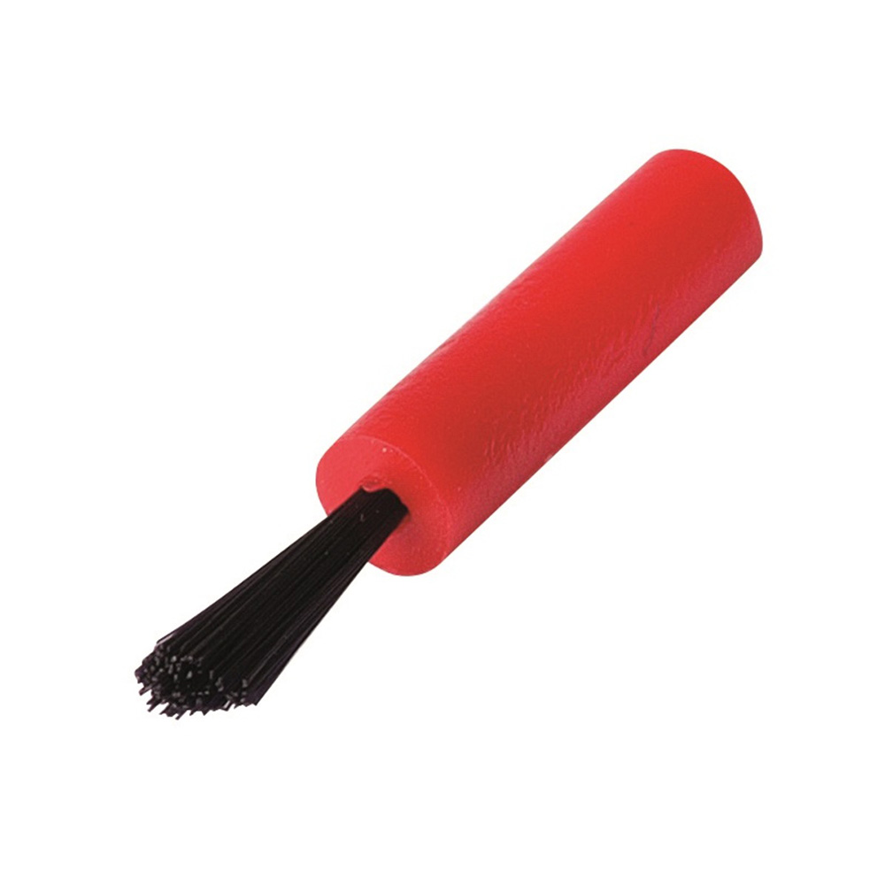 Inzetpenselen Schaft rood, 100 stuks