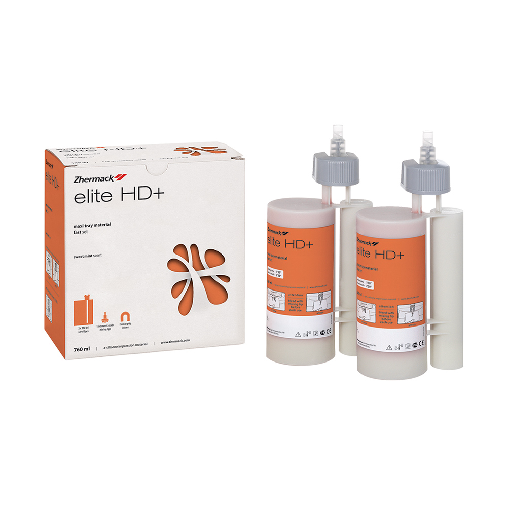 Elite HD+ Traymateriaal maxi Fast, 6 x 380 ml + 2 Mengtips Lockers