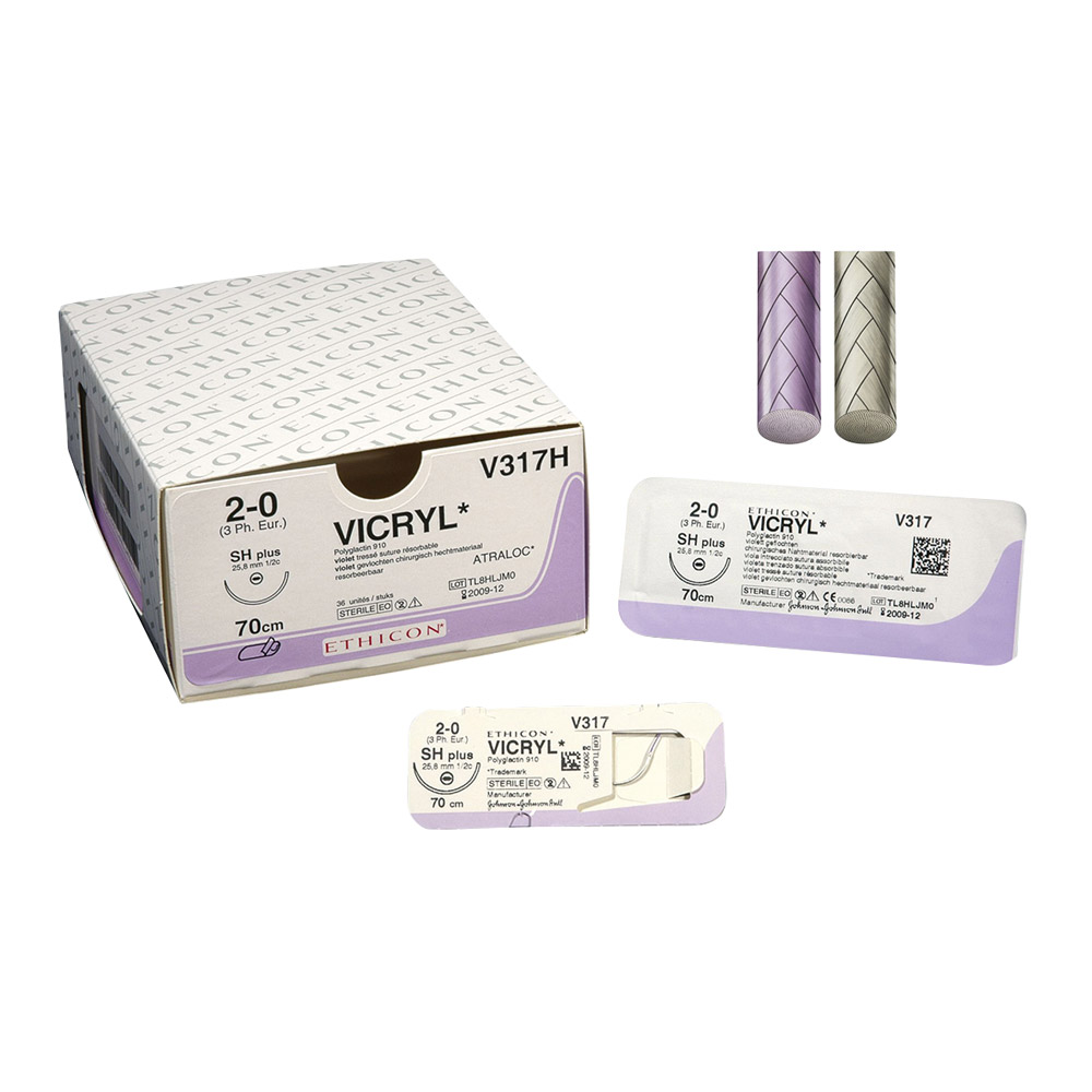 Vicryl ongekleurd 4-0/1,5 FS2S, 36 stuks