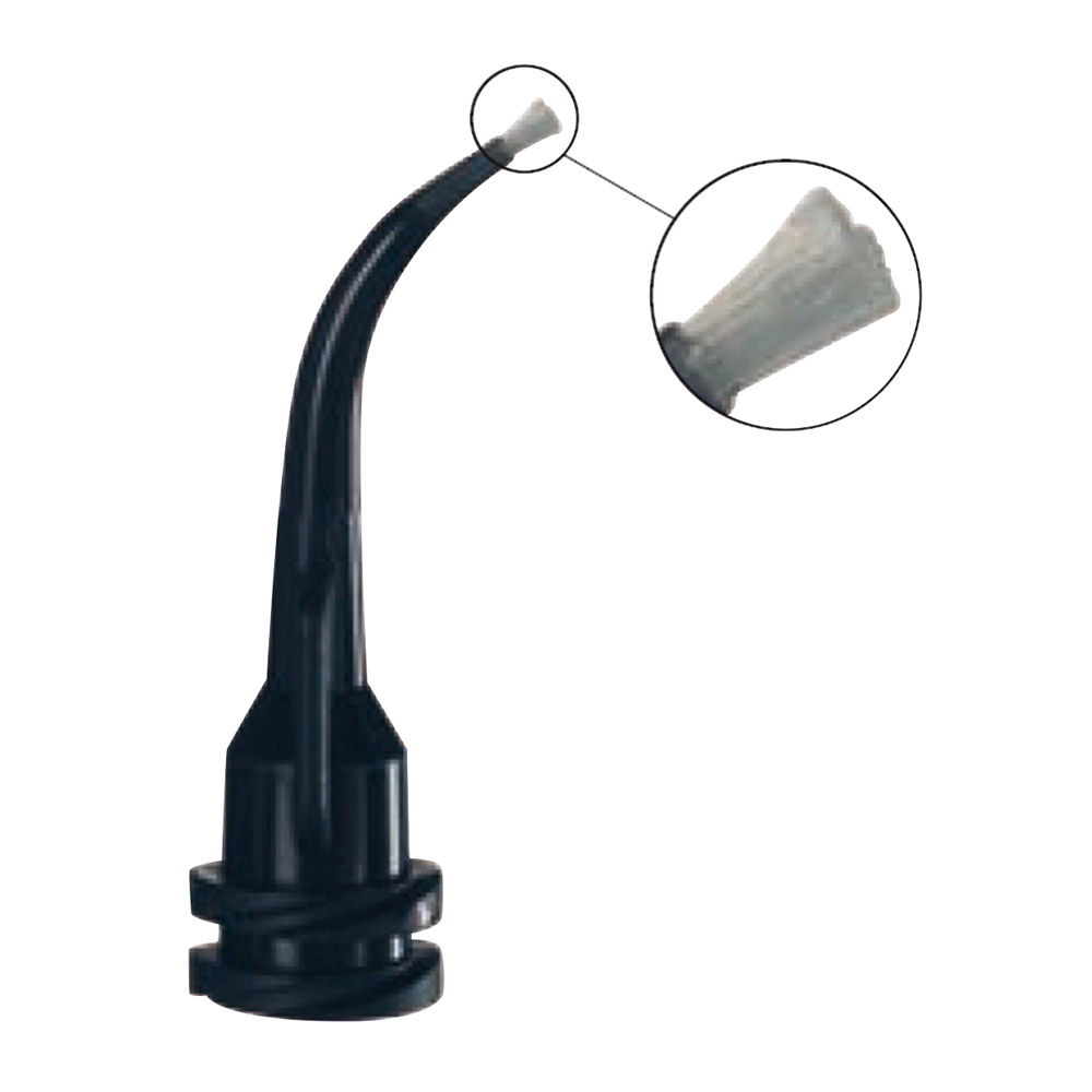 Black Mini borstelopzetstukken, 100 stuks