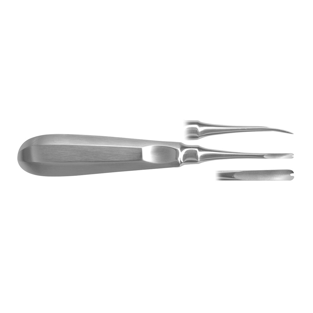 Luxator met groef gebogen 3 mm Dr. Schemmel, stuk