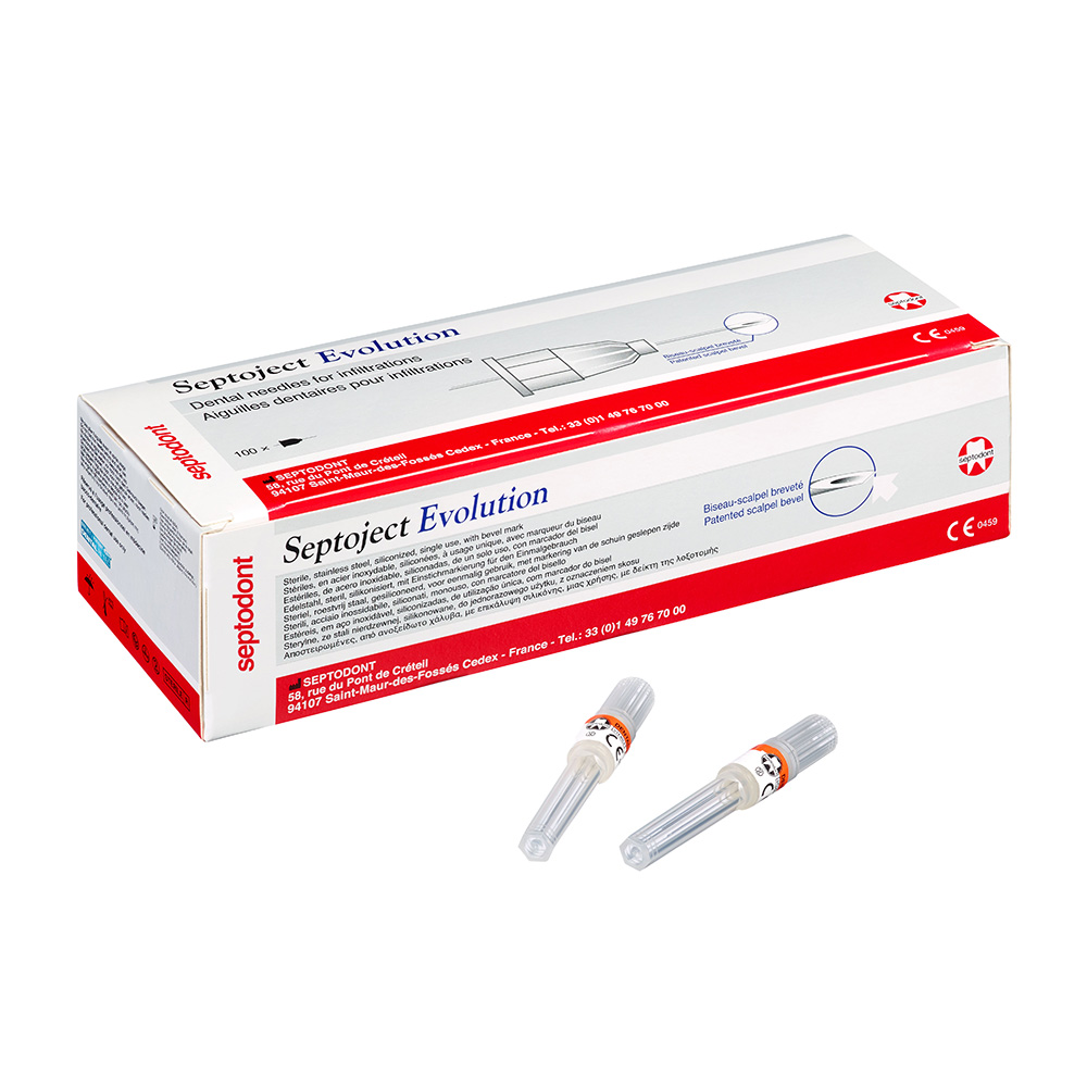 Septoject Evolution kort G27 0,4 x 16 mm, 100 stuks
