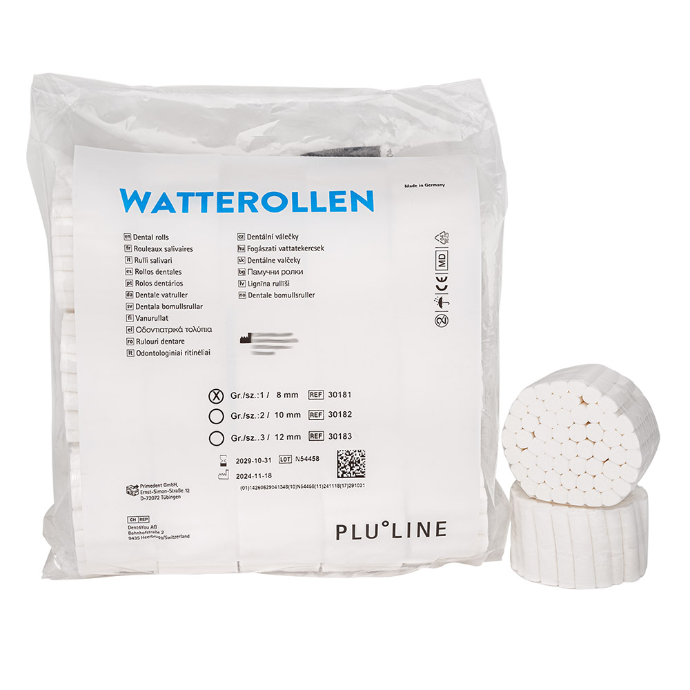 PLULINE Wattenrollen maat 1, 300 g