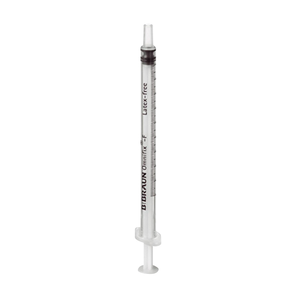 Omnifix F 1 ml spuit zonder naald, 100 stuks
