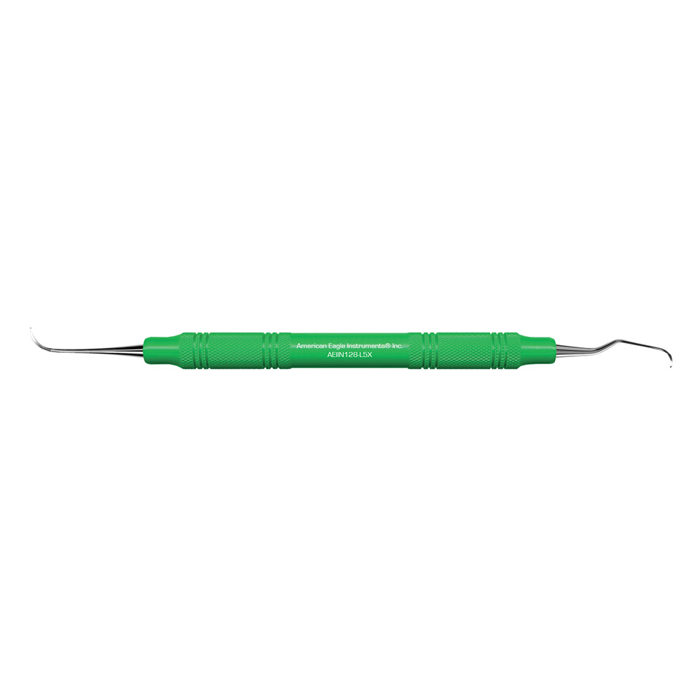 Titanium implantaat scaler/curette N128-L5 kunststof handgreep, per stuk