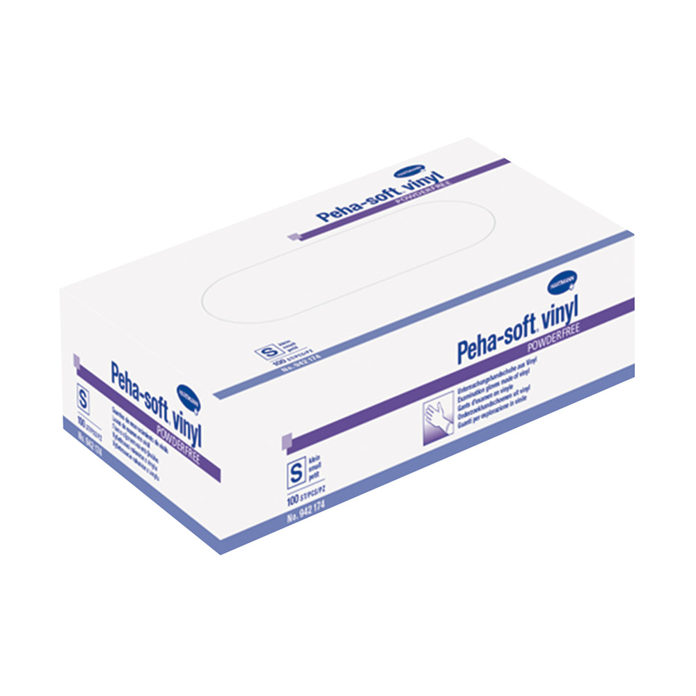 Peha-Soft Vinyl Handschoenen poedervrij klein , 100 stuks