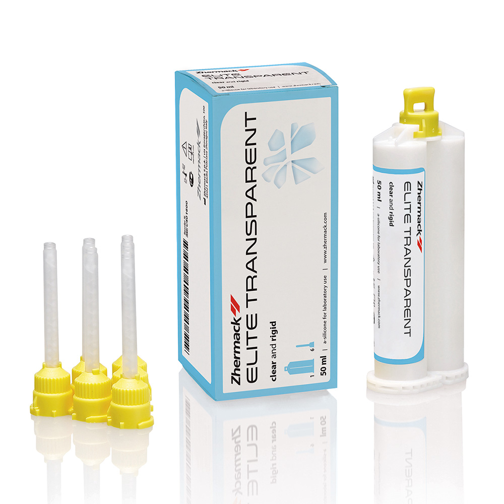 Elite Transparent, 50 ml cartridge + 6 mengkanalen
