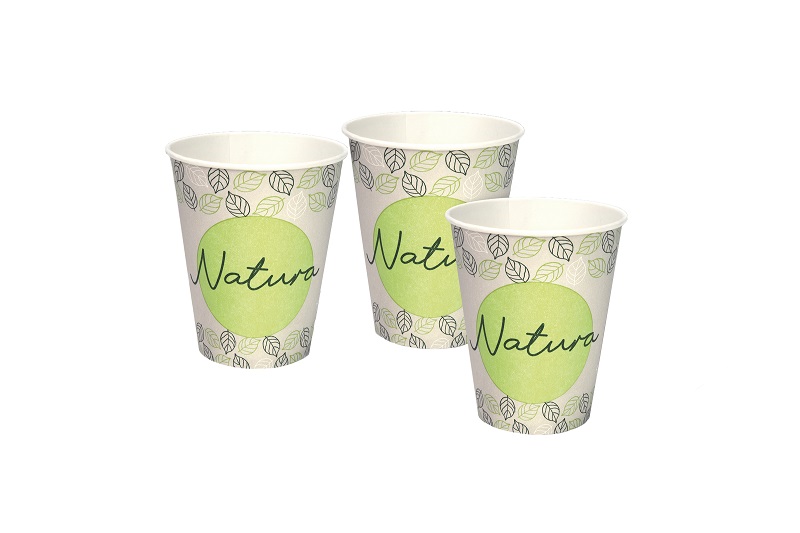 Monoart Bekers Natura 180 ml Hardpapier, verpakking van 1000 stuks
