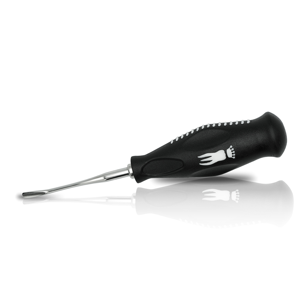 PeriLux ErgoTouch 4,0 mm gebogen zwart, stuk