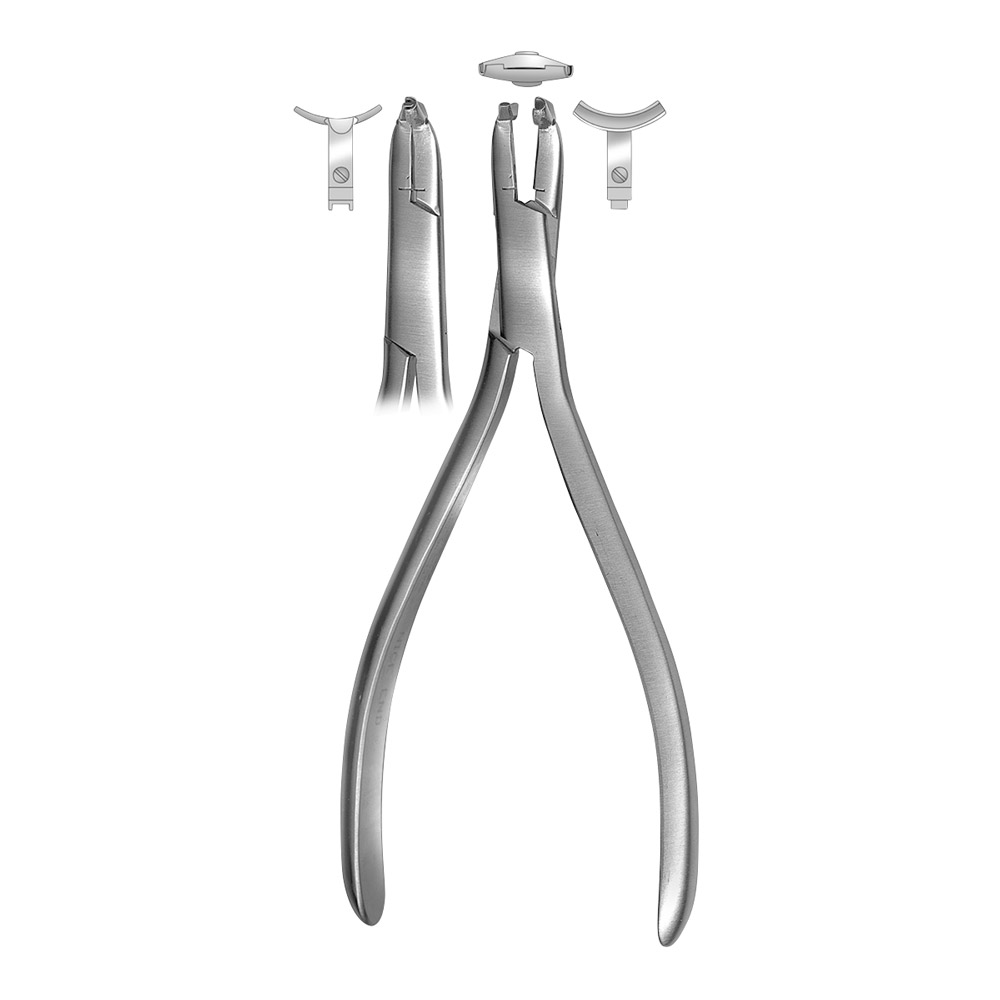 Draad- en boogbuigtang 14,0 cm 0,46 mm, stuk