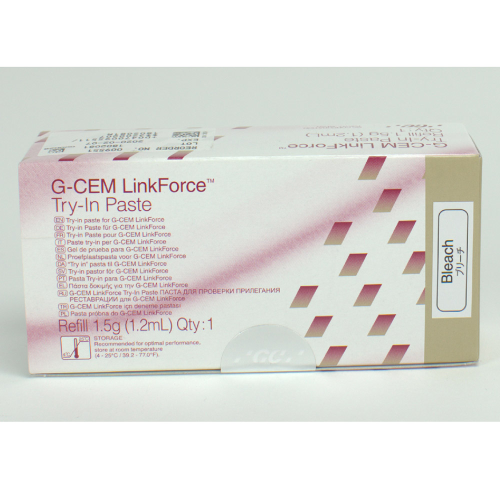 GC G-Cem LinkForce Try-in paste Bleach Spritze 1,5g