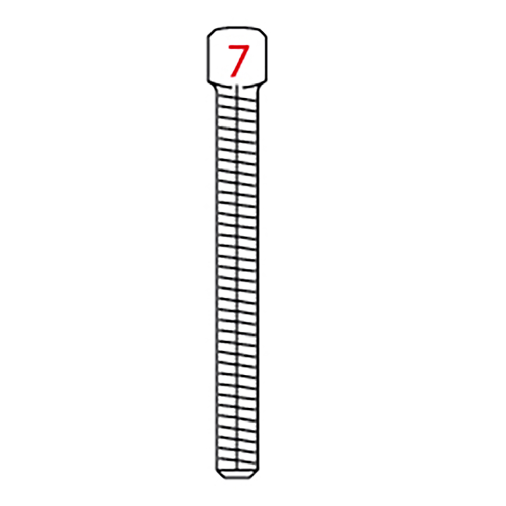 Post-Master P pennen maat 7, 10 stuks