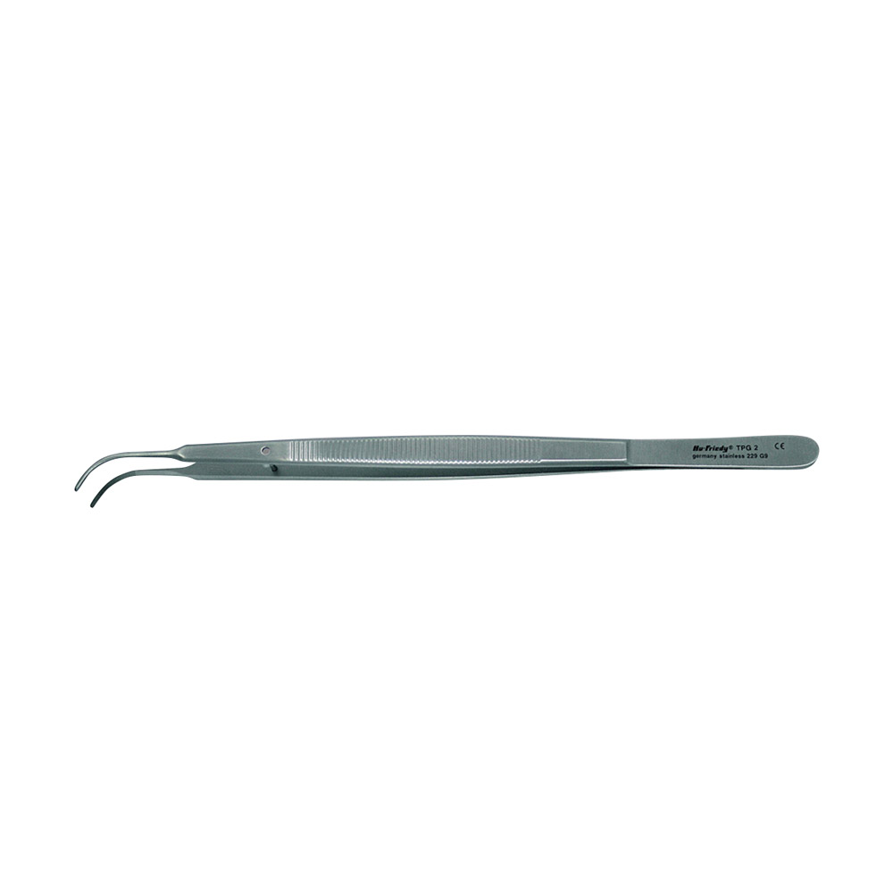 Pincet Gerald 18 cm anatomisch gebogen St