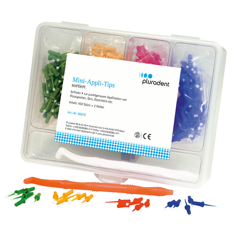 PLULINE Mini-Appli-Tips blauw, 100 stuks