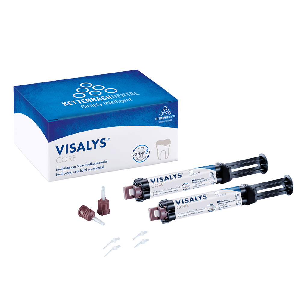 Visalys Core Wit, dubbele spuit 2 x 5 ml