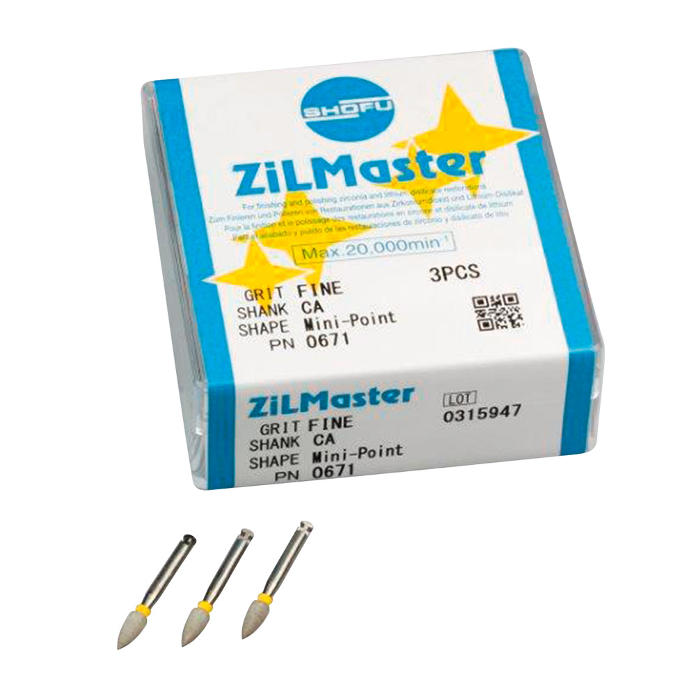 ZiLMaster Wst Mini Point fijn, 3 stuks