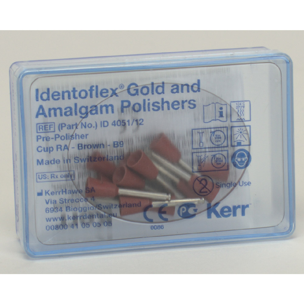 Identoflex Voorpolijster bruin 405 Wst, 12 stuks