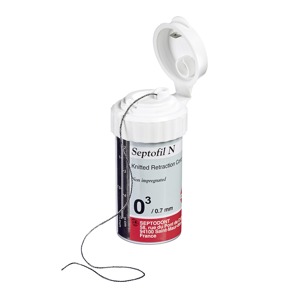 Septofil N 03 D0,7mm dünn schwarz Dose