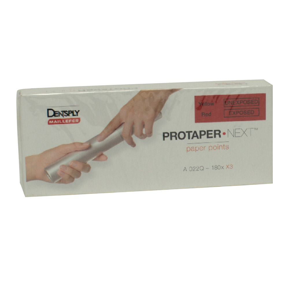 PROTAPER NEXT papieren puntjes X3, verpakking van 180 stuks
