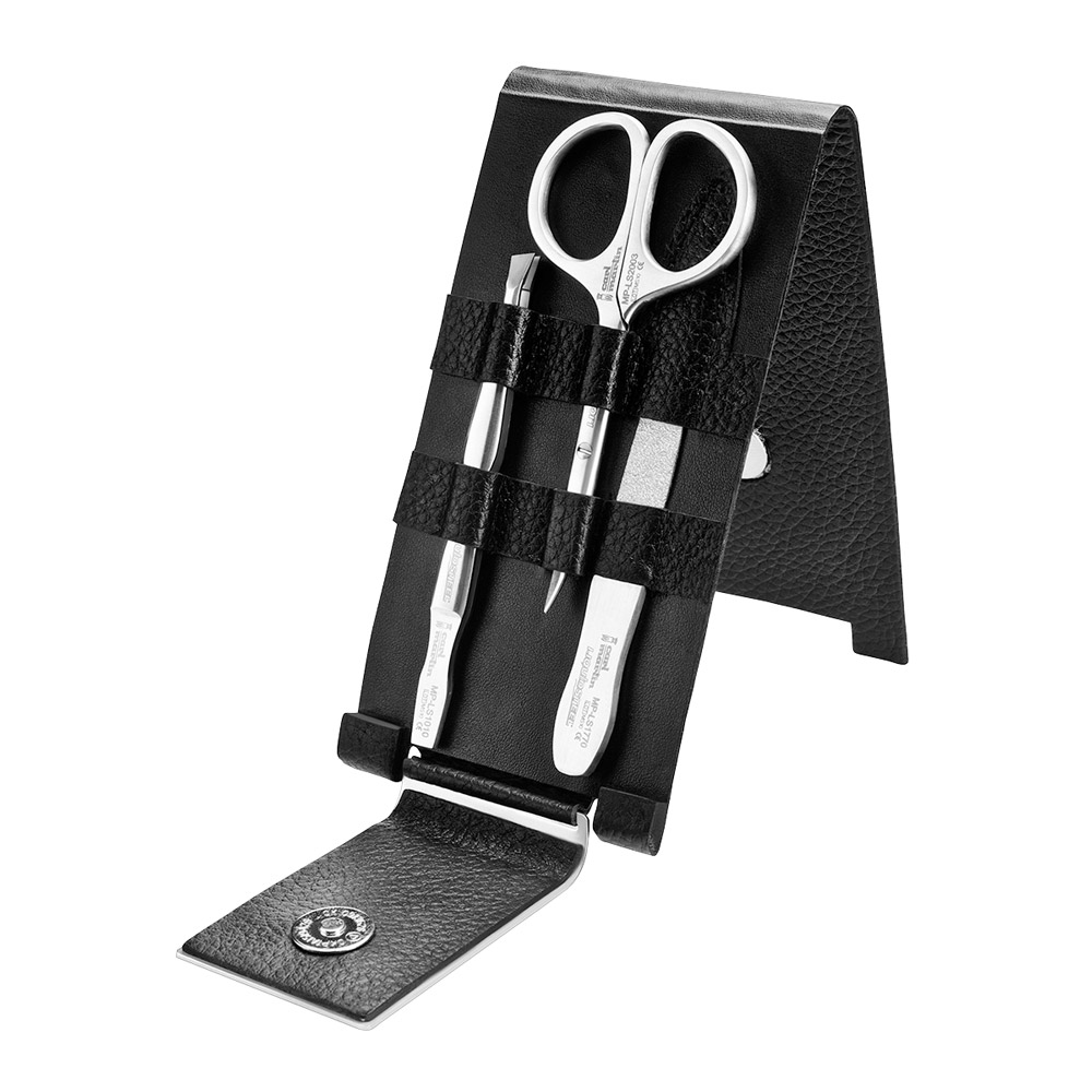 Manicure-etui LiquidSteel schaar/pincet/vijl, stuk