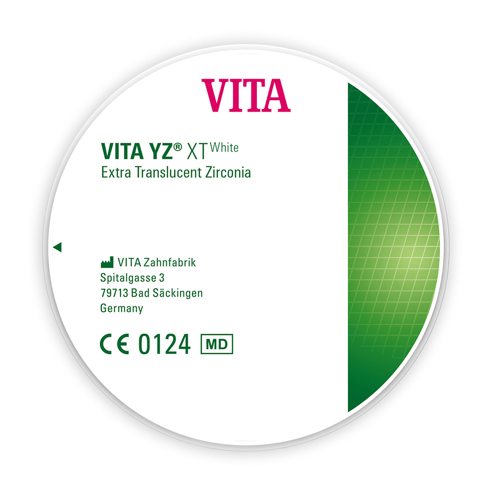 VITA YZ XT White Disc wit 98,4 mm 20 mm, stuk
