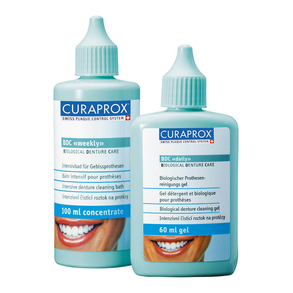 Curaprox BDC prothesereinigingsgel "daily", 60 ml