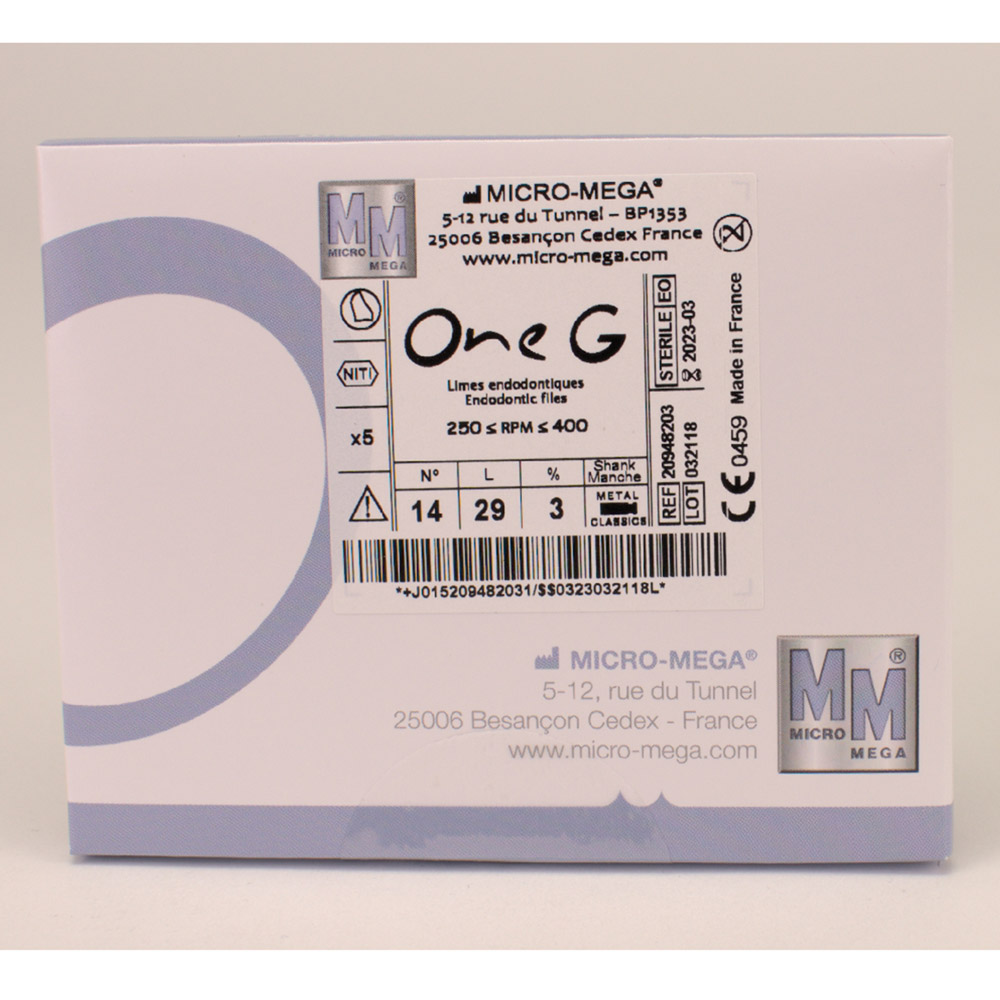 B5 One G 3% 14/29 mm Classics gesteriliseerd, 5 stuks