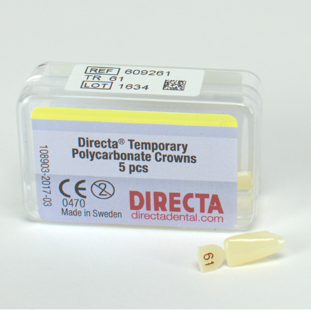 Directa-kronen translucide nr. 61, 5 stuks