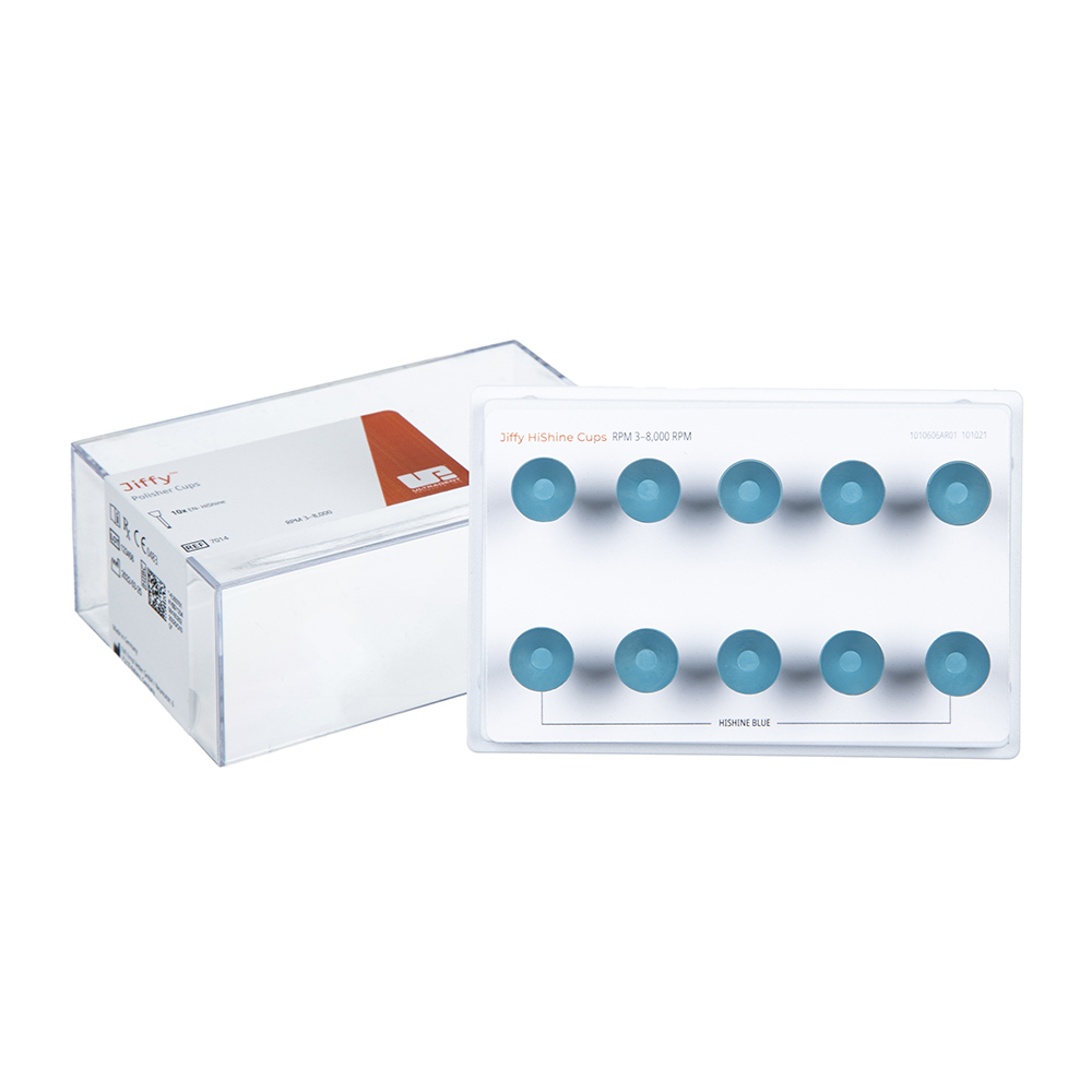 Jiffy HiShine kelk blauw, 10 stuks