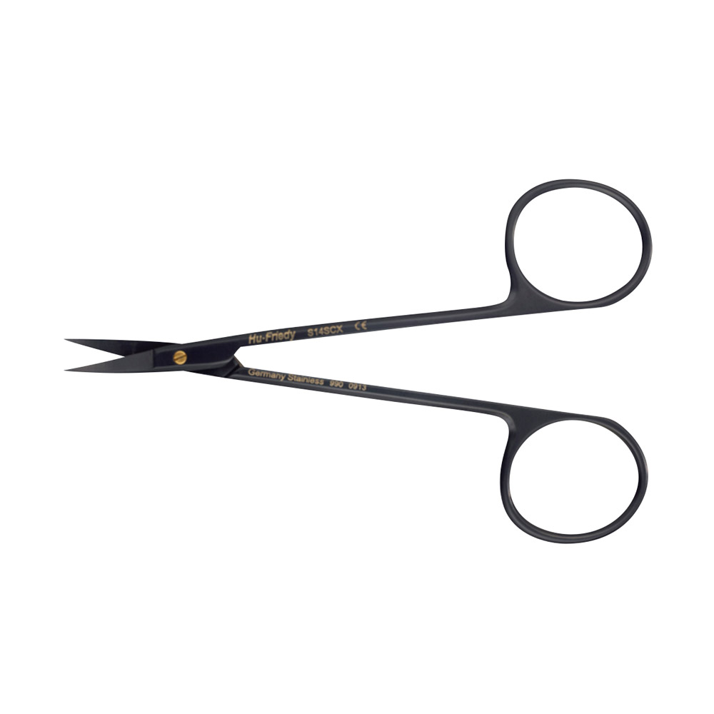 LaGrange schaar Black Line Super Cut dubbel gebogen 11,5 cm, stuk
