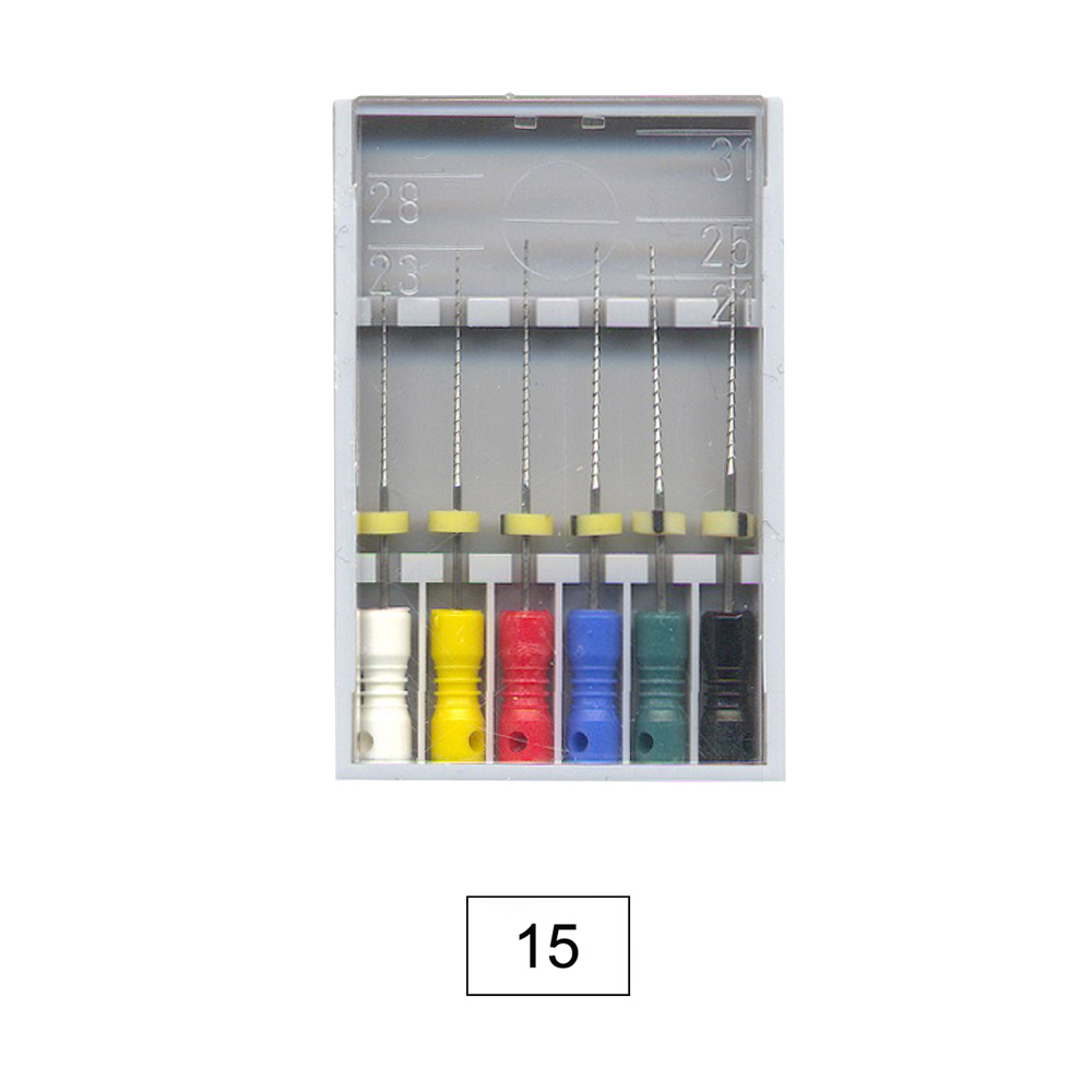 Hedström-vijlen 174 #15 21 mm, 6 stuks