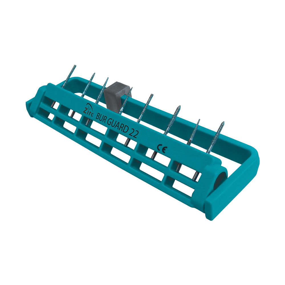 Steri Bur Guard groot 22-gaten turquoise, stuk