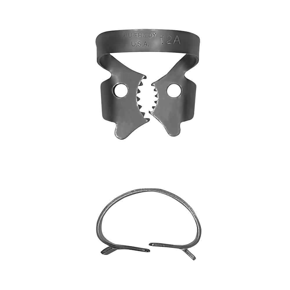 Kofferdam-Klammer 12A rechter Molar Black Line, stuk