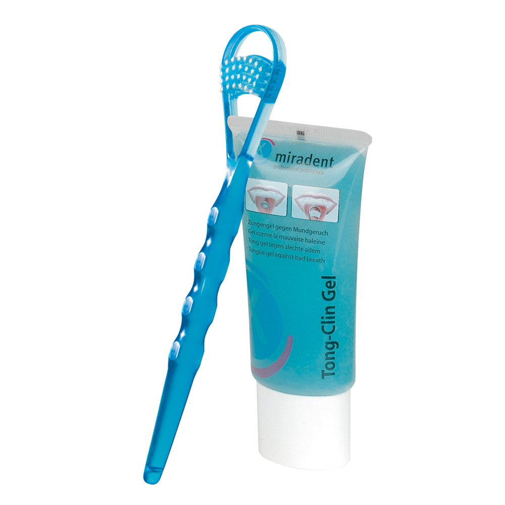 Tong Clin Gel + tongschraper, verpakking