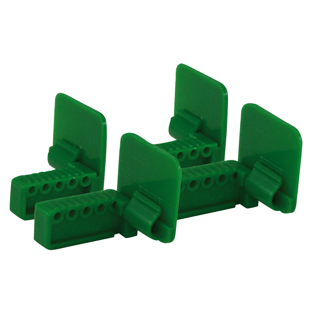 RWT Bijtplaten Endo Posterior groen, 4 stuks