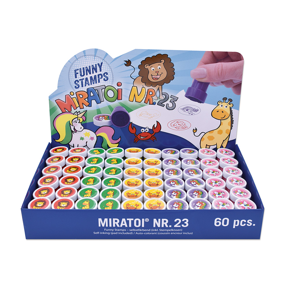 Miratoi Nr.23 Grappige Stempels 60 stuks