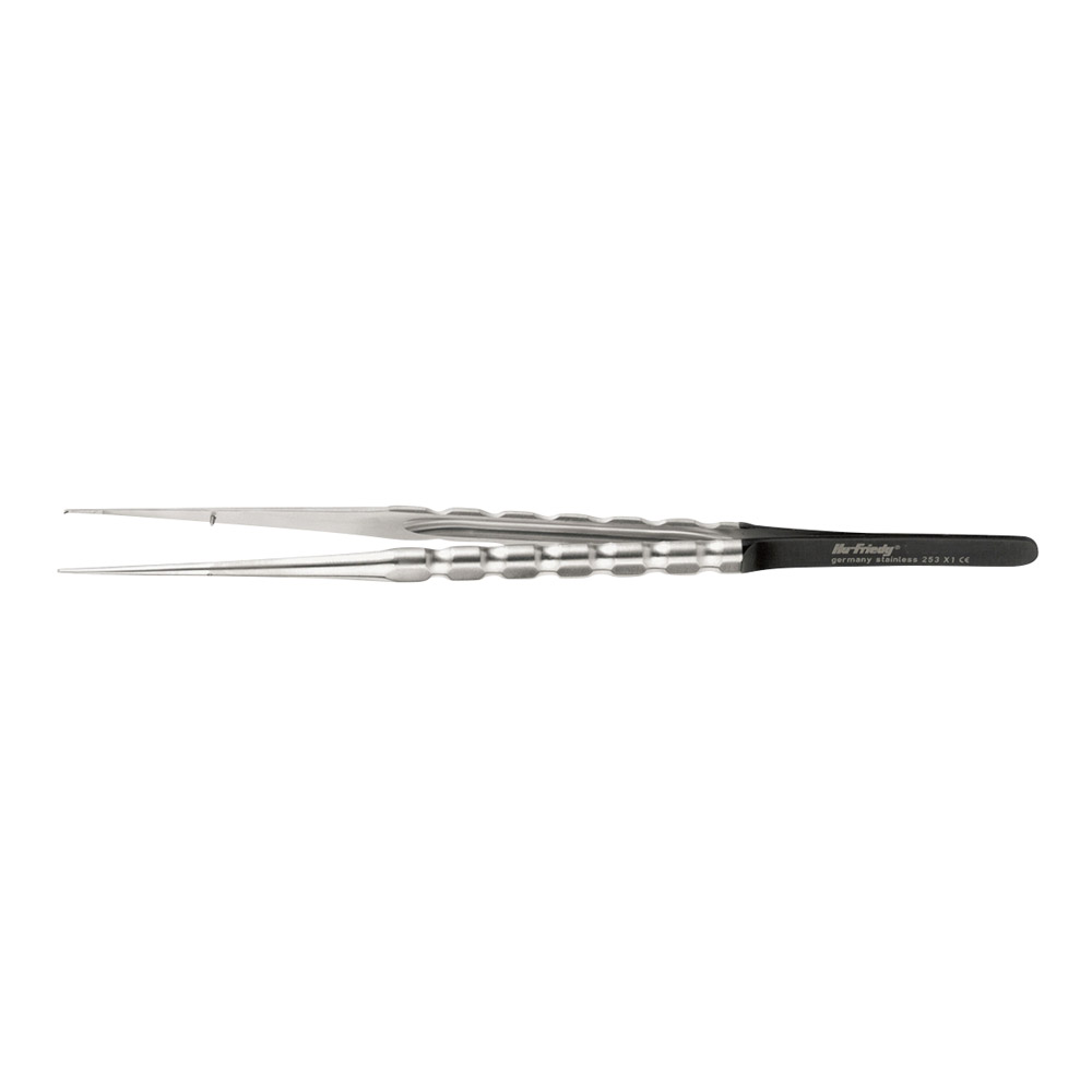 Pincet Micro Schlee gebogen 18 cm St