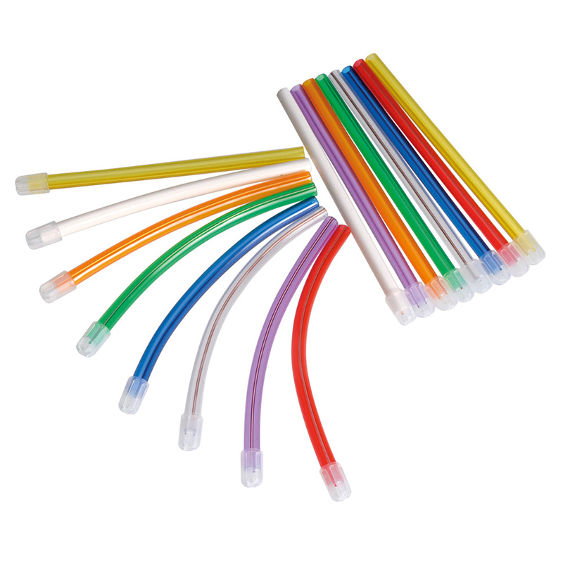 PLULINE Speekselzuiger lila flexibel. 100St