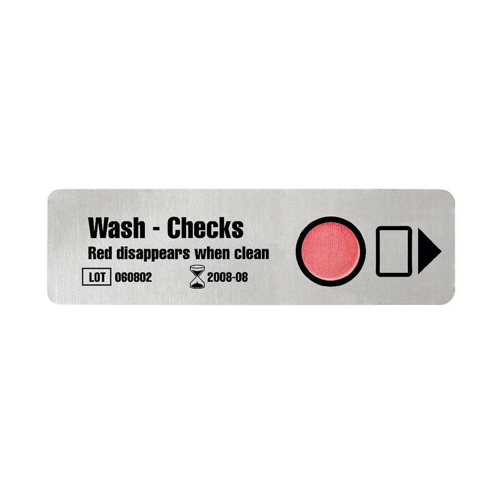 Wash-Checks indicatorplaatjes RDG 50 stuks