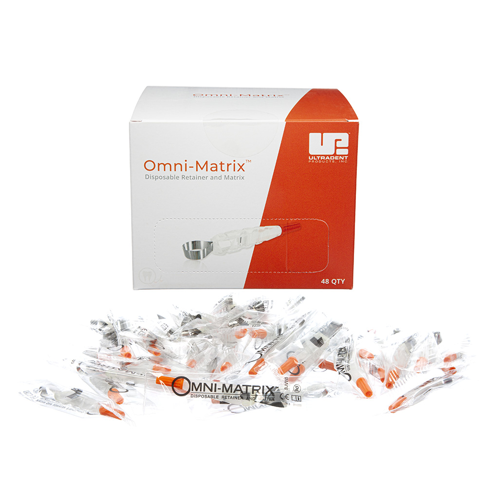 Omni-Matrix universele Winged (.025) oranje, 48 stuks