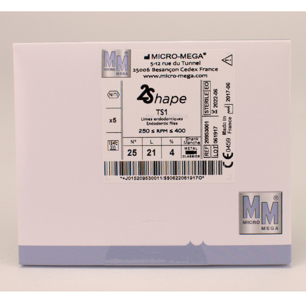 B5 2Shape TS1 n25 4% L21 Classics gesteriliseerd, 5 stuks