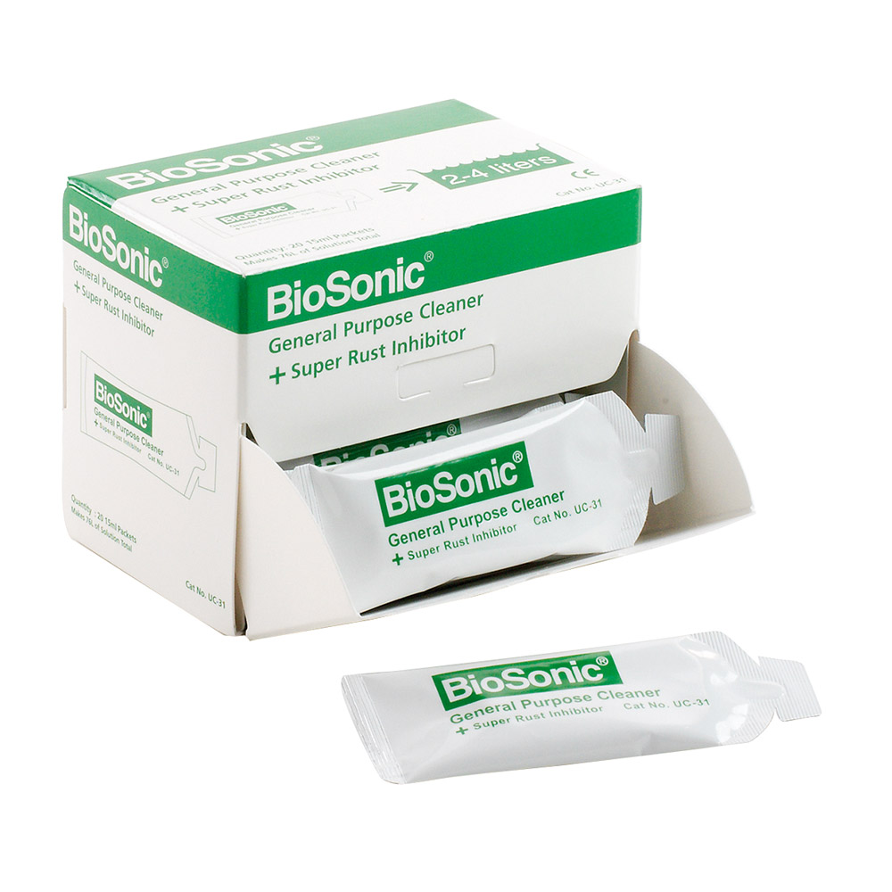 Biosonic universele reiniger UC31, verpakking