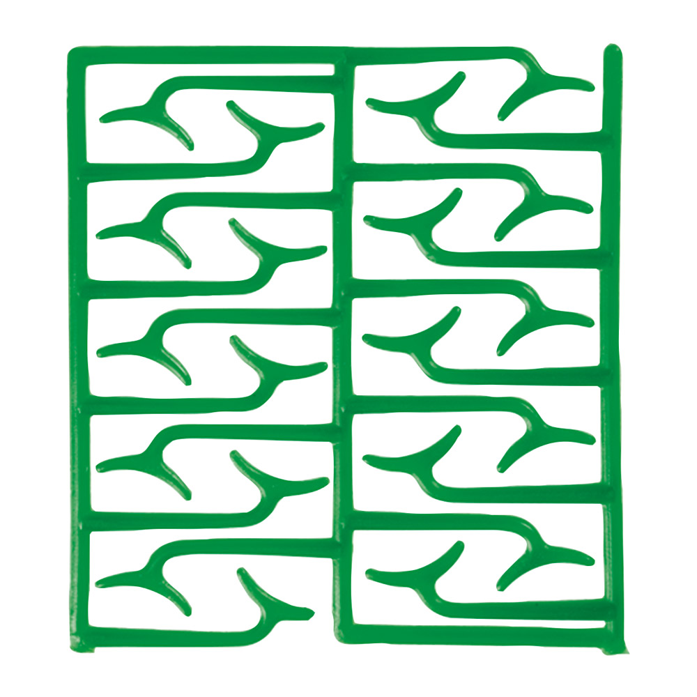 Bonyhard grote groene klemmen, 10 stuks