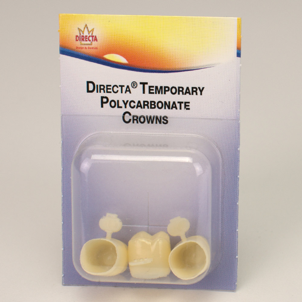 Directa-kronen translucent Molar U8L, 3 stuks